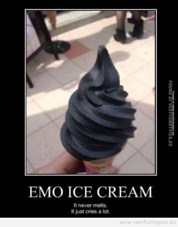 Funny Picture - Emo Icecream