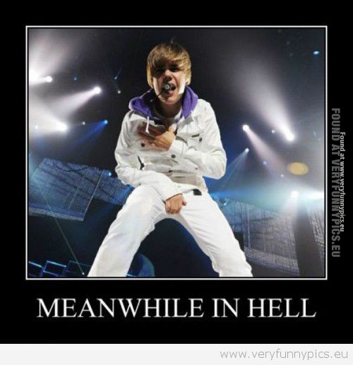 Funny Picture - Meanwhile in hell