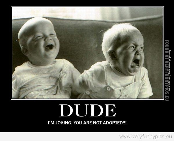 Funny Picture - Not adopted