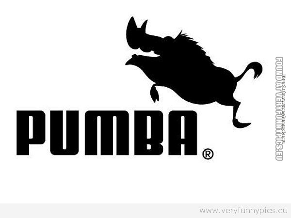 Funny Picture - Pumba puma logo