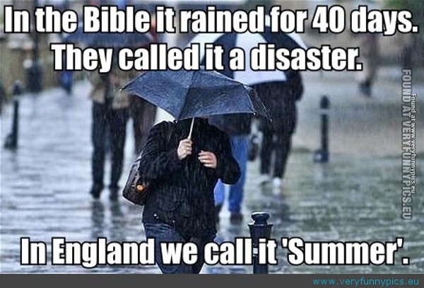 Funny Picture - Weather in England