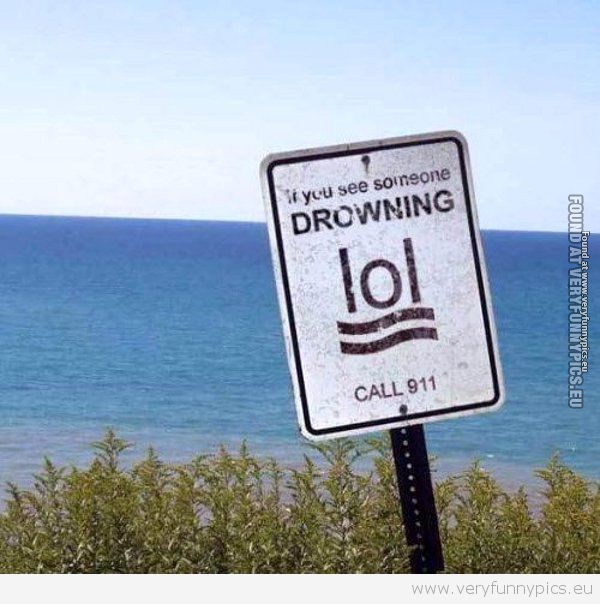 Very Funny Pictures - Drowning