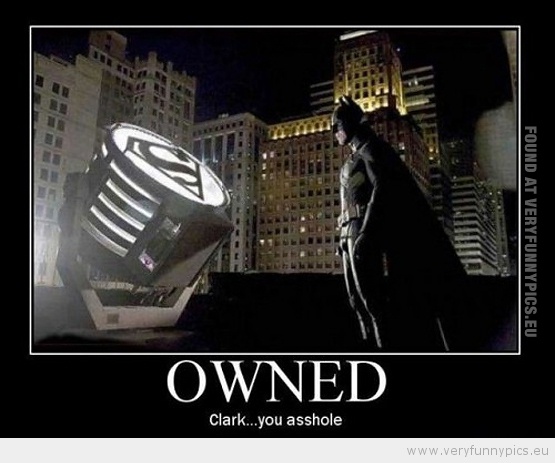 Funny Picture - Batman gets owned