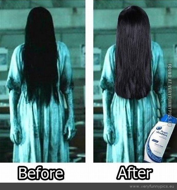 Funny Picture - Before and after clerasil the ring girl