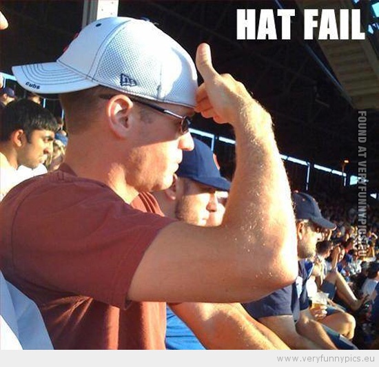 Funny Picture - Hat and sunglasses fail