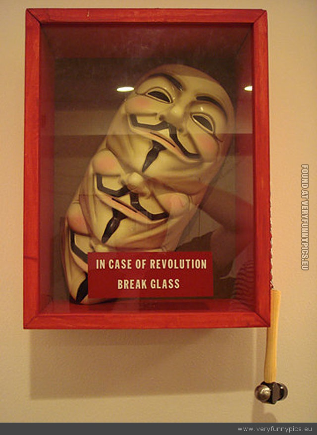 Funny Picture - In case of revolution