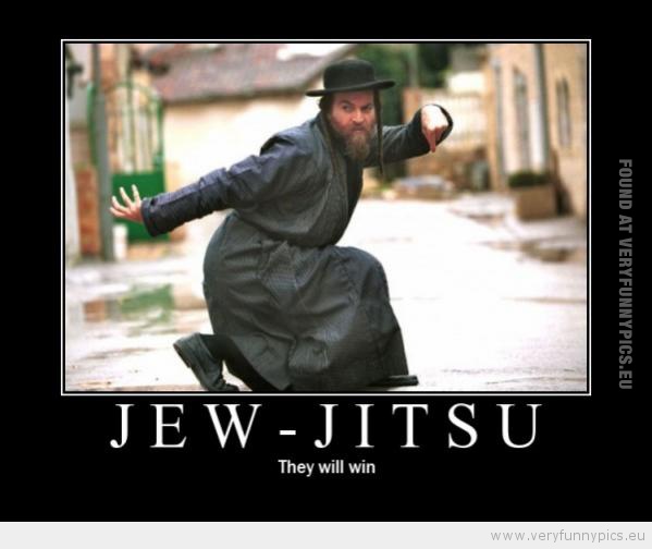 Funny Picture - Jew jitsu they will win