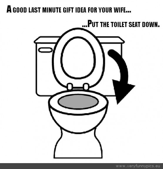 Funny Picture - Last minute gift to your wife