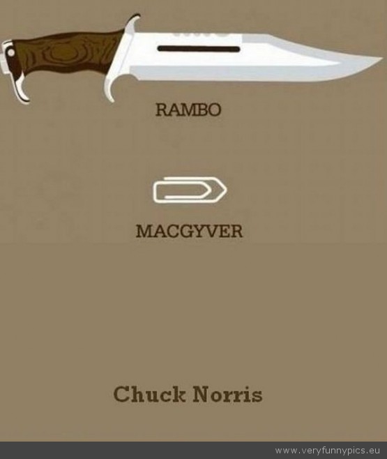 Funny Picture - Rambo mcgyver chuck norris