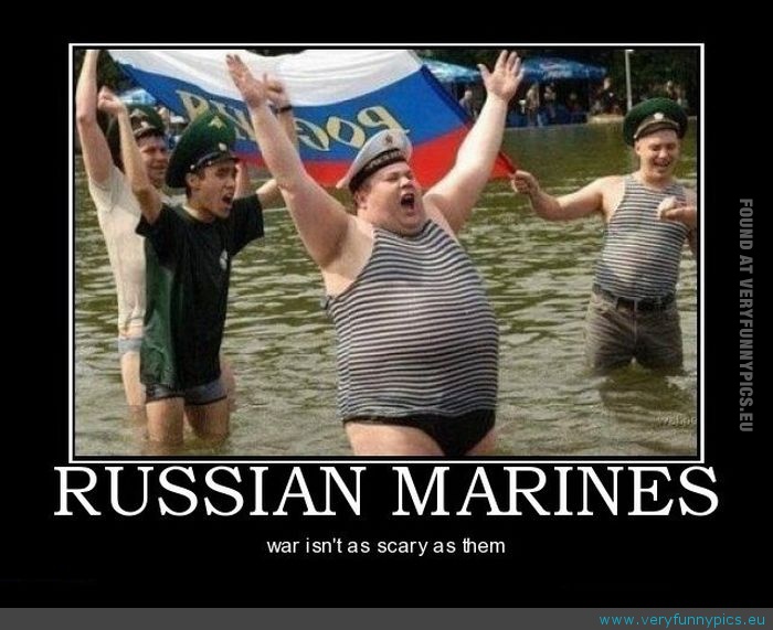 Funny Picture - Russian marines