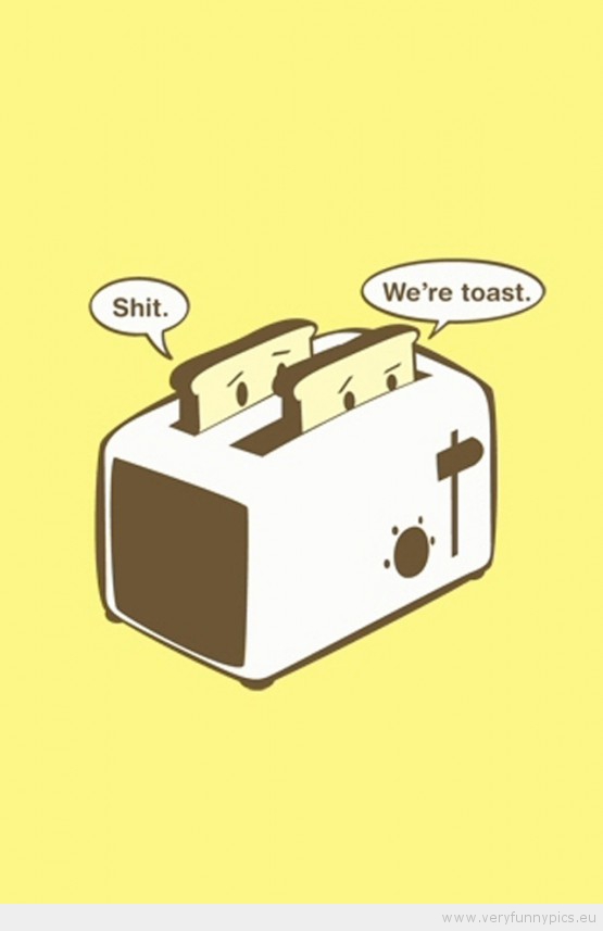 Funny Picture - Shit were toast