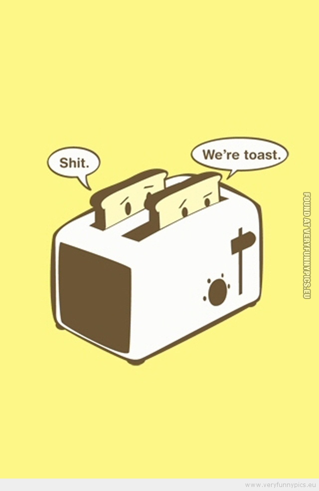 Funny Picture - Shit were toast