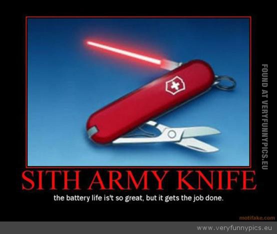 Funny Picture - Sith army knife