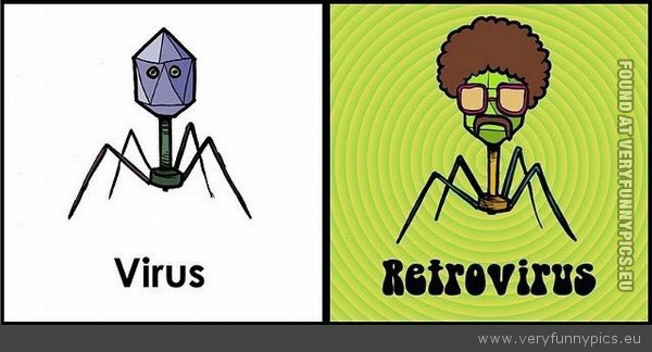 Funny Picture - Virus retrovirus