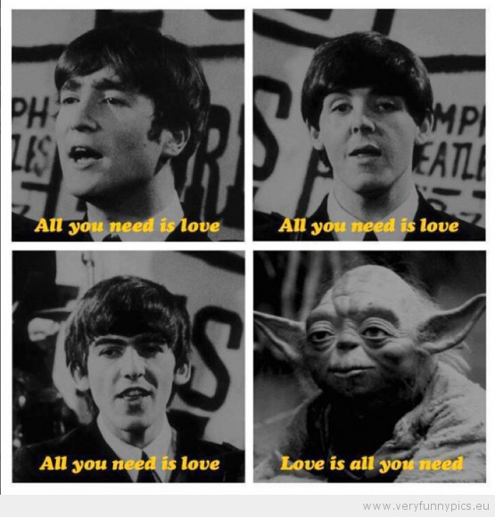 Funny Picture - Yoda beatles