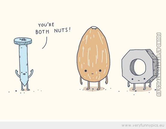Funny Picture - You're both nuts