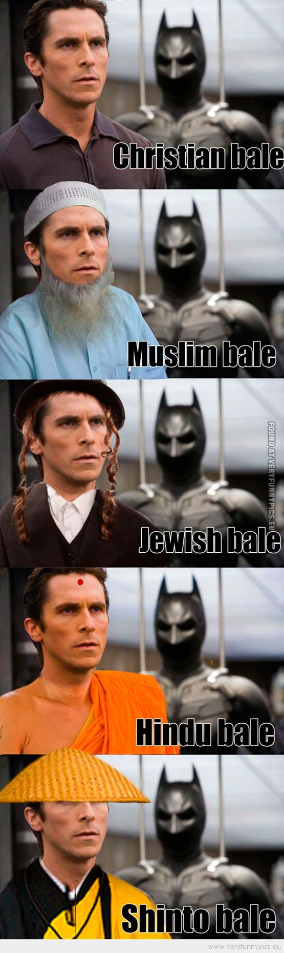 Funny Picture - Christian bale muslim bale