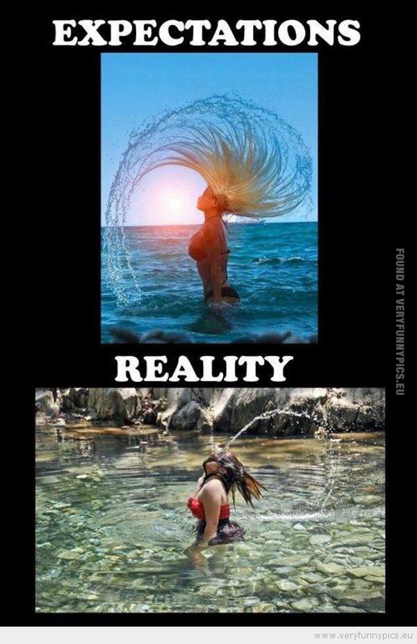 Funny Picture - Expectation VS Reality