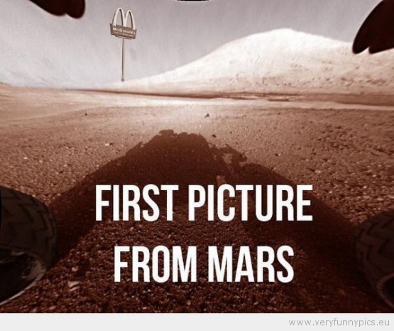 Funny Picture - First picture from Mars