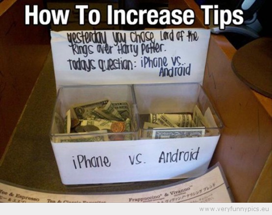 Funny Picture - How to increase tips