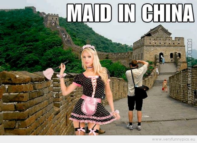 Funny Picture - Maid in China