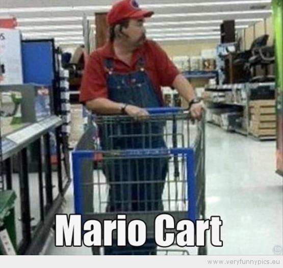 Funny Picture - Mario Cart at walmart