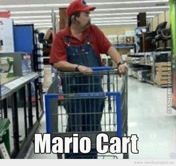 Funny Picture - Mario Cart att wall mart