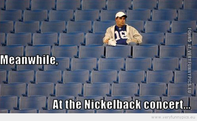 Funny Picture - Meanwhile at the nickelback concert