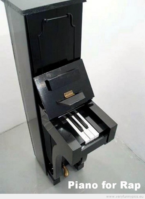 Funny Picture - Piano for rap