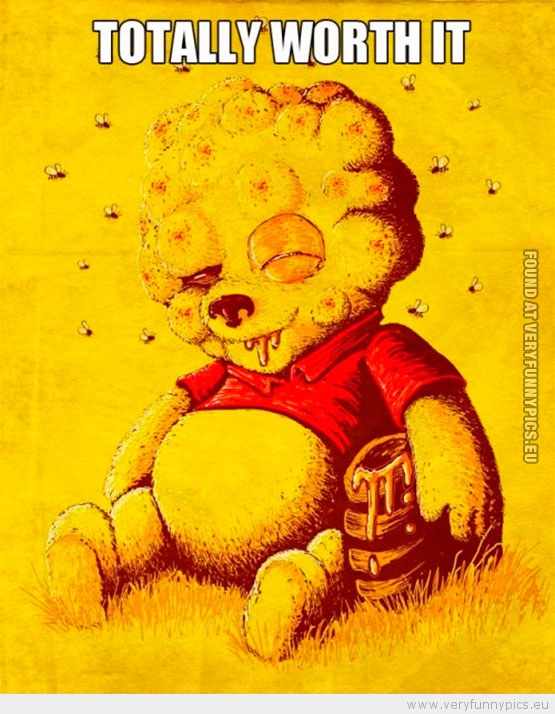Funny Picture - winnie the pooh totally worth it
