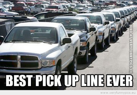 Funny Picture - Best pick up line ever