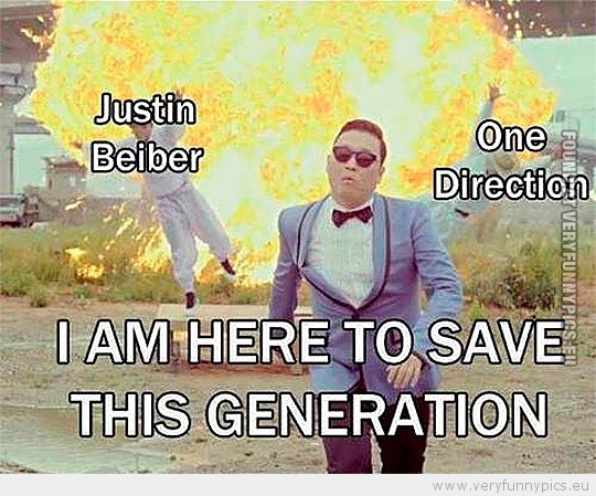 Funny Picture - Gangnam style psy is here to save this generation