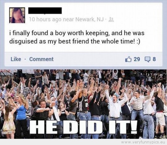 Funny Picture - Leaving the friendzone like a boss
