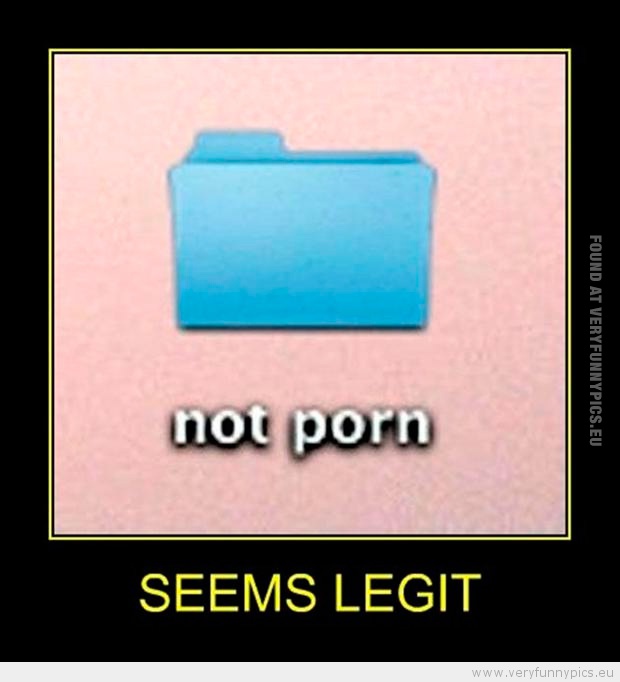 Funny Picture - Not porn seems legit