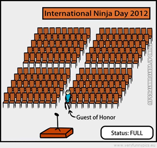 Funny Picture - International ninja day 2012