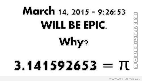 Funny picture - Pi day