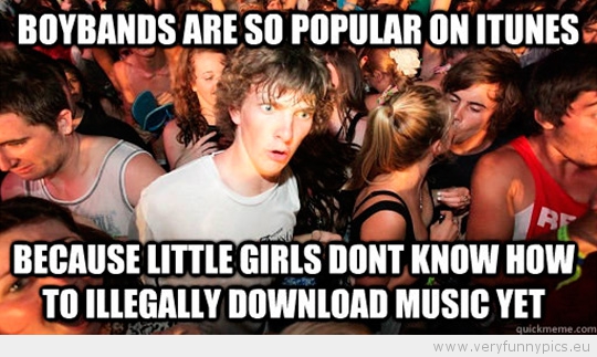 Funny Picture - Sudden Clarity Clarence - Boybands on itunes