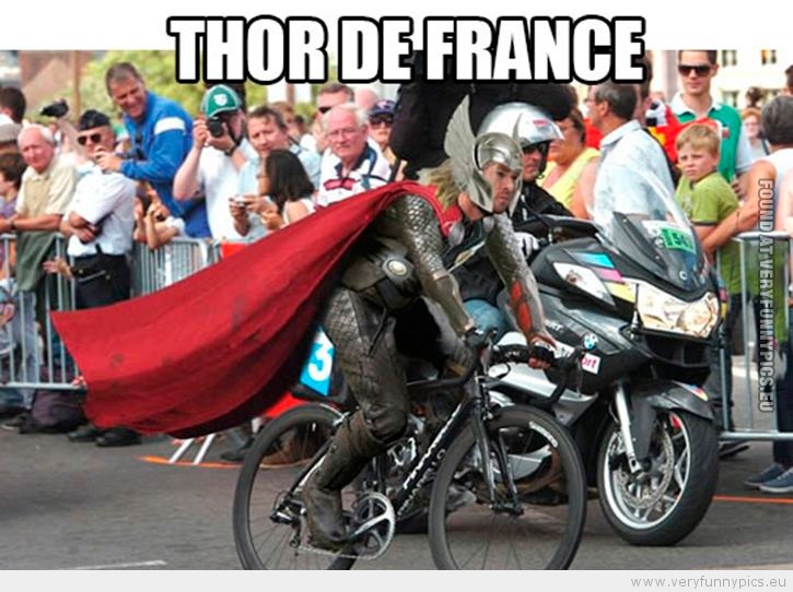 Funny Picture - Thor de france