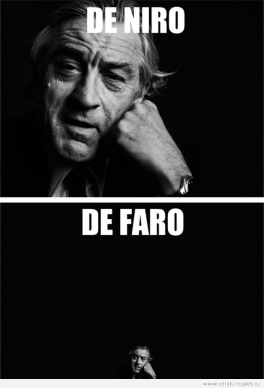 Funny Picture - Deniro VS De Faro