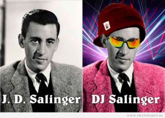 Funny Picture - J D Salinger VS DJ Salinger