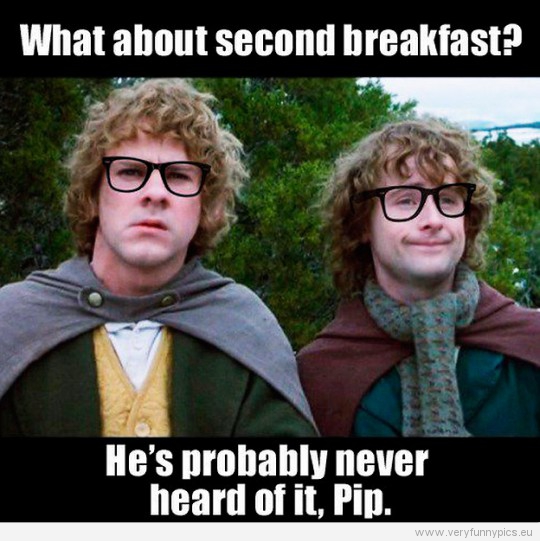 Funny Picture - Merry and Pippin as hipsters
