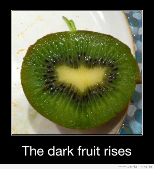 Funny Picture - The dark fruit rises