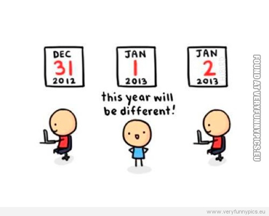 Funny Picture - This year will be different