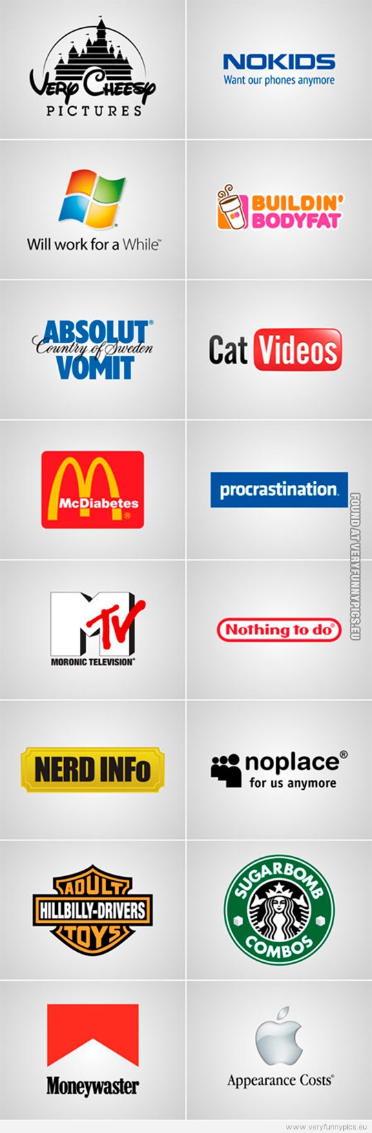 Funny Picture - What the logos really says