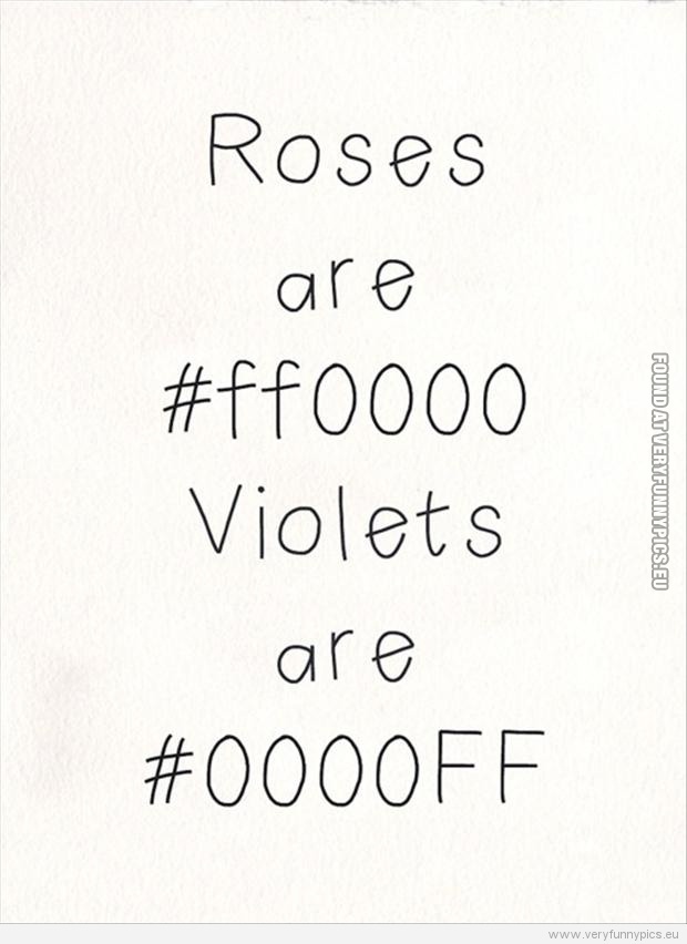 Funny Picture - HTML Love poem