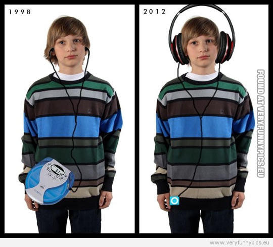 Funny Picture - Kids now and then