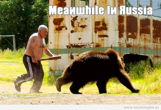 Funny Picture - Meanwhile in Russia 01