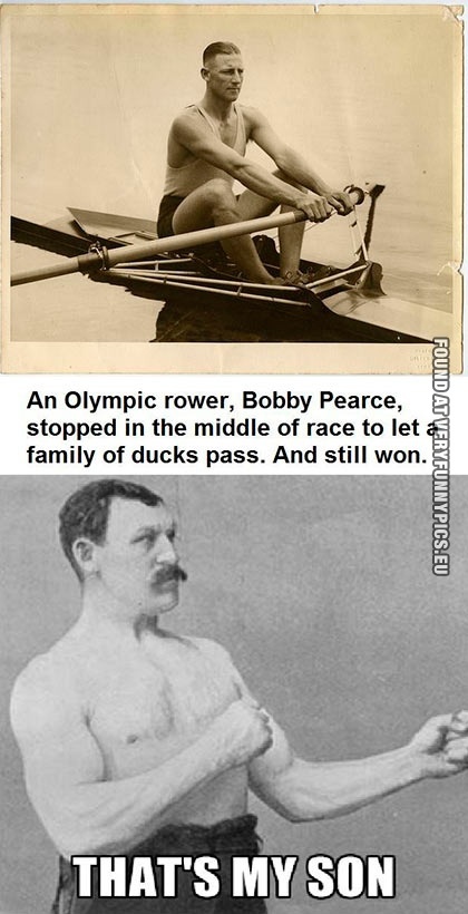 Funny Picture - Overly Manly Man - That's my son