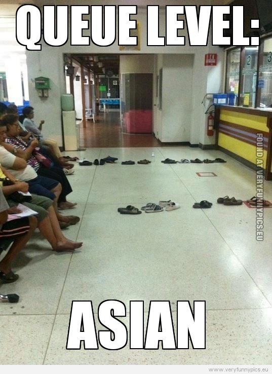 Funny Picture - Que level: Asian