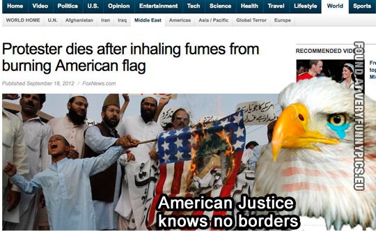Funny Pictures - American justice knows no borders